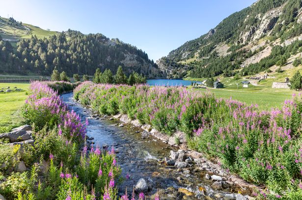 The Valley of Núria at the foot of the Pyrenees