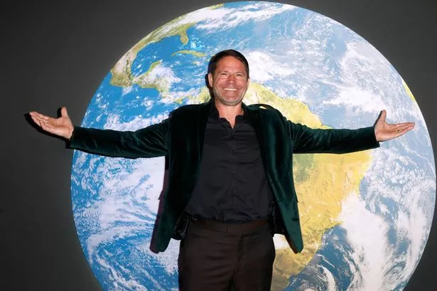 LONDON, ENGLAND - MARCH 29: Steve Backshall attends the "BBC Earth Experience"at Daikin Centre on March 29, 2023 in London, England. (Photo by Tristan Fewings/Getty Images for BBC Earth Launch)