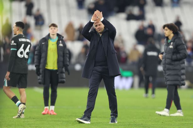 Arne Slot after Liverpool's 5-0 win at West Ham last season