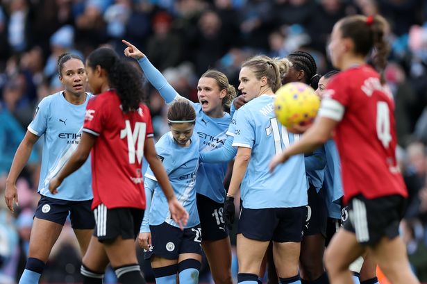 City celebrate taking the lead