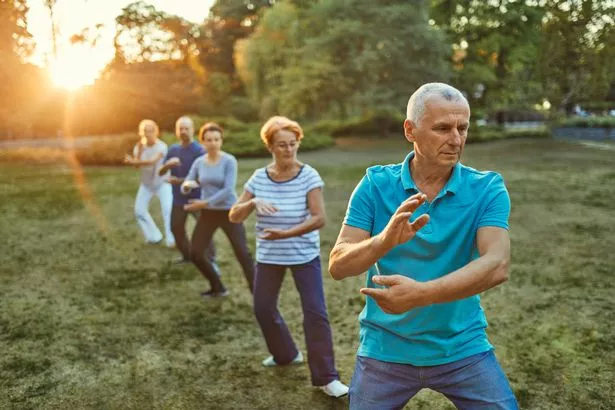people doing tai chi