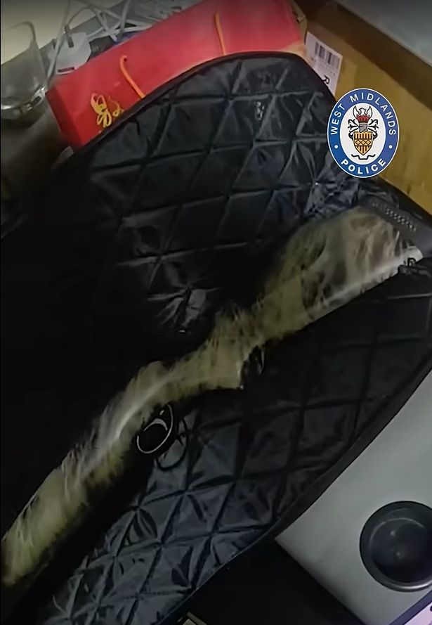 This gun was one of several firearms seized during raids in Digbeth 