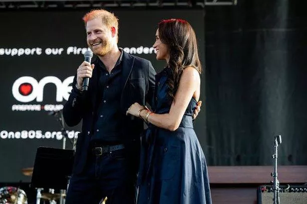 Harry and Meghan at Kevin Costner's home 
