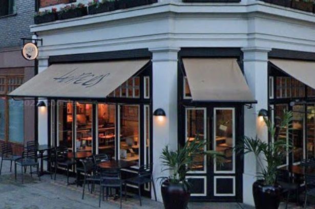 Outside of a Hoppers restaurant 