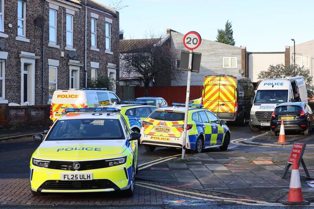 A police presence on Durham Street, Elswick, after a man was arrested on suspicion of attempted murder