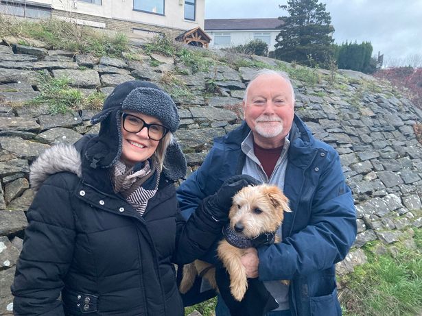 Ann and Andrew Bowker, with dog Rocco