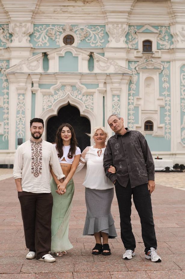 Kieren with his family