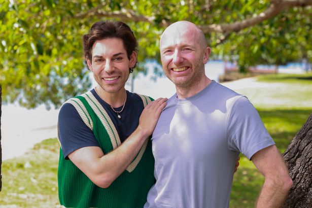 Tom with Mirror journalist Tom Bryant