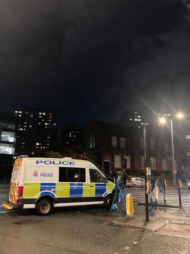 Police, fire crews and bomb disposal units were called to the scene