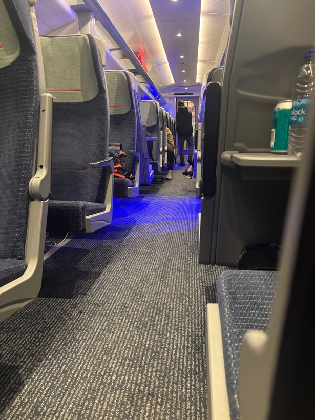 Trains were suddenly halted on the line