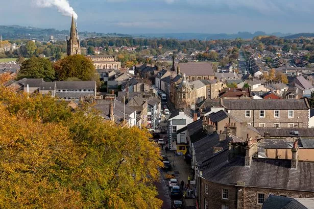 View down Castle Street in Clitheroe