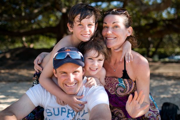 Andrew Strauss, Ruth and their children