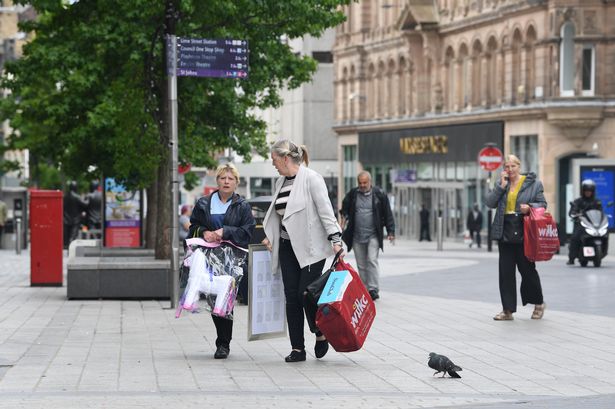 Shoppers on Church Street