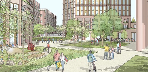 The plans include a new public park and open space (Image: Henley Investment Management)
