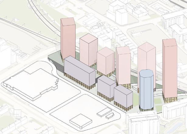 The 3,300 homes will be spread across ten towers (Image: Henley Investment Management)