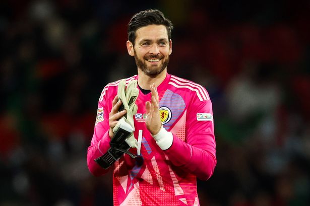 Hearts and Scotland goalkeeper Craig Gordon