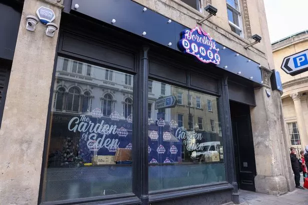 Dorothy's Diner on Park Street back in May 2025 as signage started going up