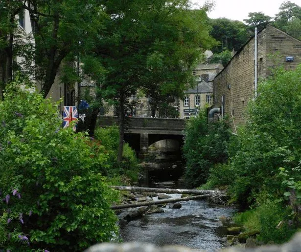 River Holme, Holmfirth Town Centre