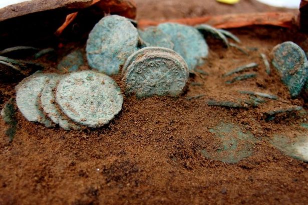  'Treasure: History Unearthed' - an exhibition showcasing a range of historic artefacts, including Bronze Age gold, Viking Silver and hoards of coins which were uncovered as part of historic treasure hauls, is coming to National Museums Liverpool in September 2025. Pictured, Peover Hoard