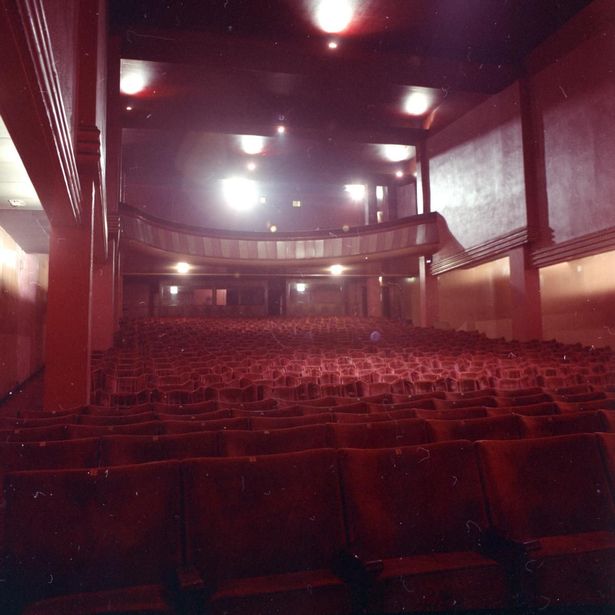 Seating inside the Cinephone cinema on Market Street