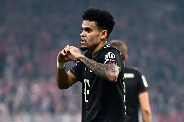 Luis Diaz of Bayern Munich