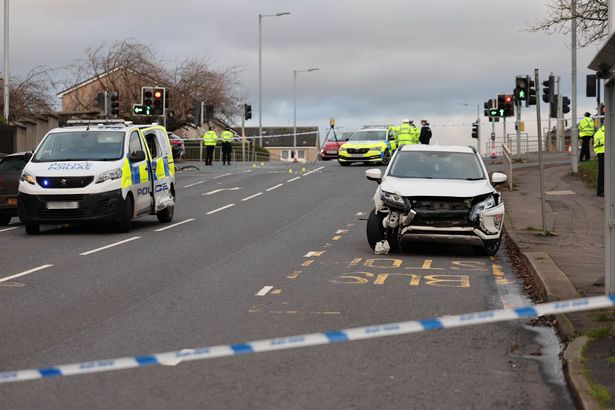 The crash occurred this morning