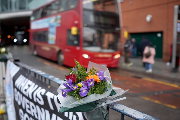 Floral tributes have started to appear at Smallbrook Queensway in Birmingham city centre where Katie Fox suffered a fatal knife injury with Djeison Rafael, 21, now facing a murder charge 