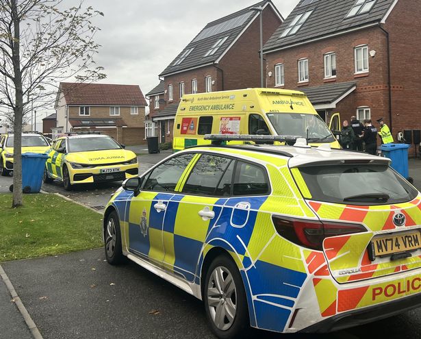 Emergency services on Highsted Road