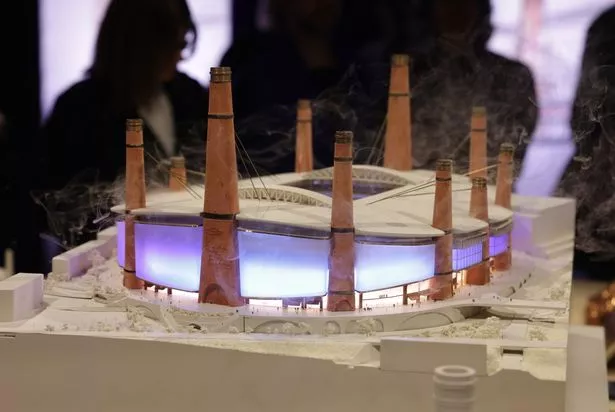 The design of Birmingham City's proposed new stadium, The Powerhouse