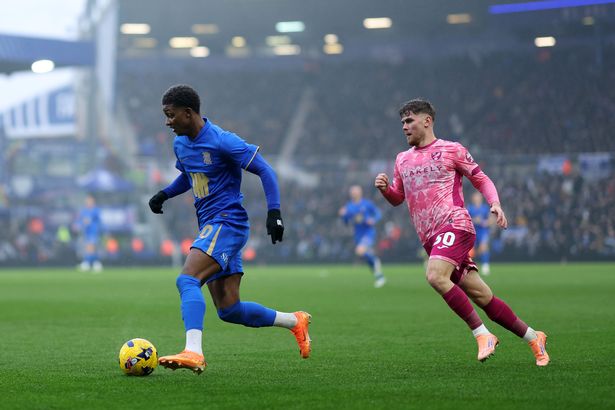 Demarai Gray of Birmingham City in action against Norwich