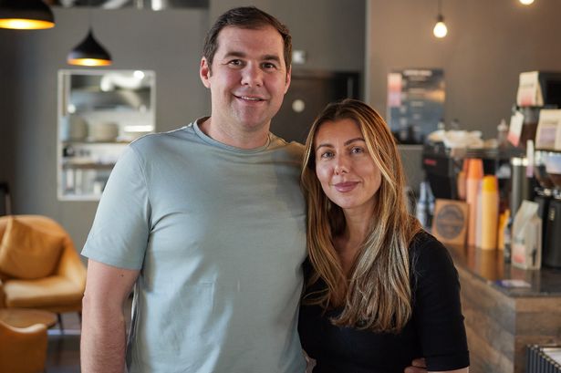 Parliament Square Coffee owners husband-and-wife Christopher and Hayley Commerford