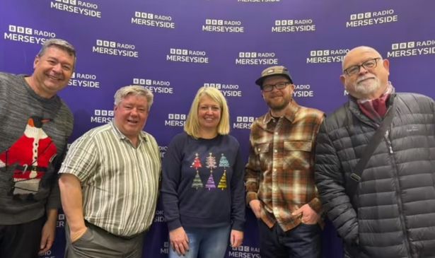 A photo shared after the death of Chris Tynan (left)