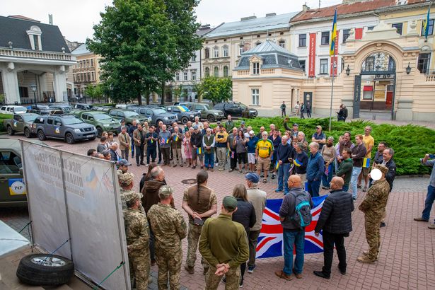 The aid is gratefully received in Ukraine