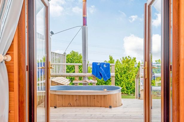 It comes with your own private hot tub