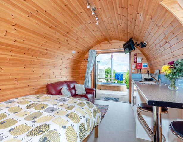 It offers a cosy space for two