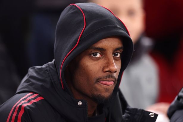 Alexander Isak before a Liverpool game