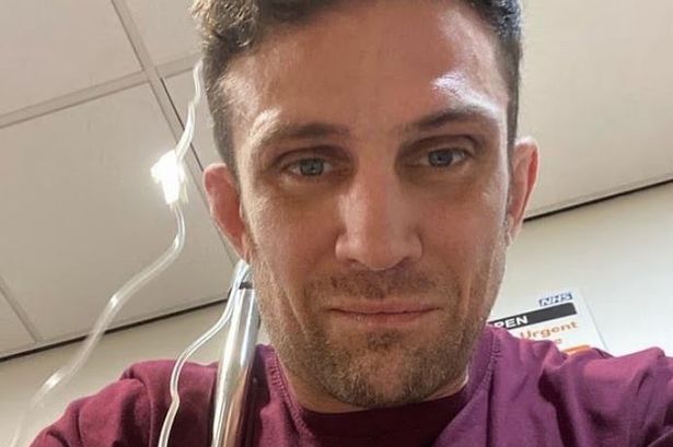 Alex Reid posted a worrying health update from hospital 