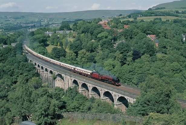 The Northern Belle steam service on the scenic Settle-Carlisle line