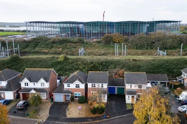 The new warehouse in Pilning