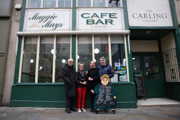 John, Susan, Carly and Andy Lea, owners of Maggie Mays on Bold Street