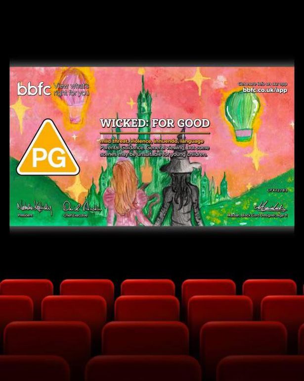 Maidah's design will be seen in cinemas across the country, appearing as the official Black Card before every screening of the film