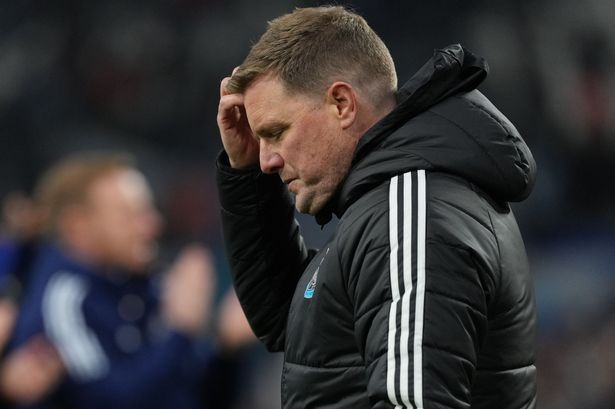Newcastle United head coach Eddie Howe after the defeat to Marseille