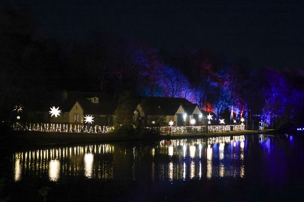 The Northern Lights Christmas light trail has opened at Heaton Park 