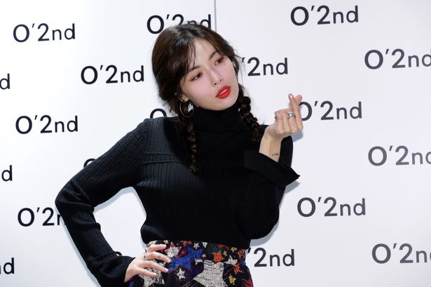 South Korean pop icon Hyuna