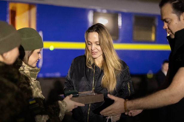Ukrainian border guards thanked Angelina Jolie for her support in the war with a gift