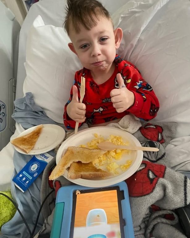 Patrick has spent all his life in hospital 