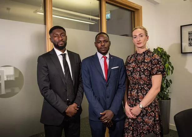 From left: Christian Weaver, Faisal Abdullah and Kelly Darlington
