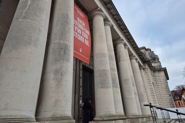 Wales' national museum has fallen victim to a prank