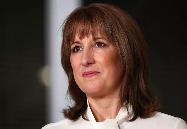 Britain's Chancellor of the Exchequer Rachel Reeves speaks to nurses and members of the media during a visit to University College London Hospital