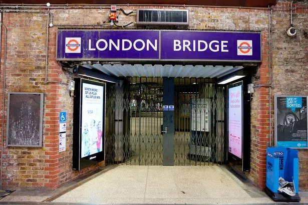 A deserted London Bridge station during the first day of the strike in central London, Britain 21 June 2022. Facundo Arrizabalaga/MyLondon